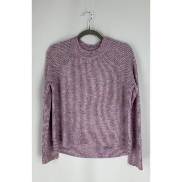 H&M Basic/Basique Purple Crewneck Sweater Pullover Womens Medium - Picture 1 of 7